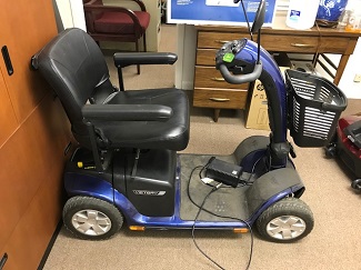 SC710 PRIDE VICTORY 10 BATTERY OPERATED SCOOTER 4-WHEEL BLUE