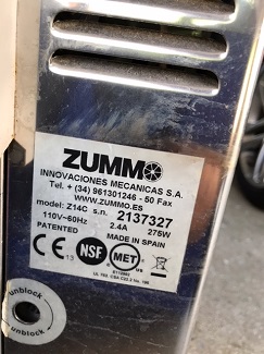 Z14C ZUMMO AUTOMATIC JUICER zum008