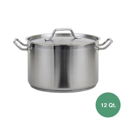 ROYAL STAINLESS STEEL STOCK POT WITH LID