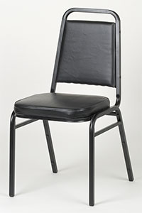 New, Square Back Stack Chairs
