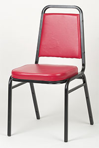 New, Square Back Stack Chairs