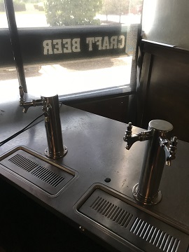 Beverage-Air Keg Cooler with 2 Dual Faucet Columns
