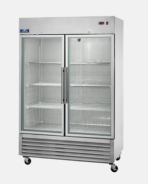 AGR-49 Arctic Air 2 Glass Door Reach-In Refrigerator/Merchandiser